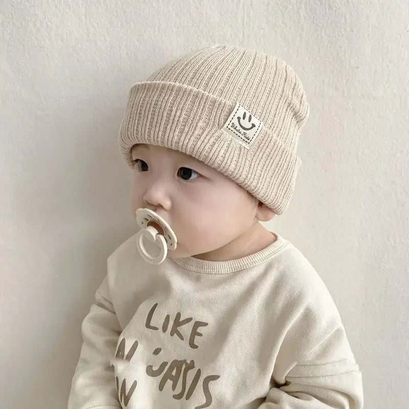 Bonnet en tricot pour enfants – Chaud et confortable (3 mois à 5 ans)