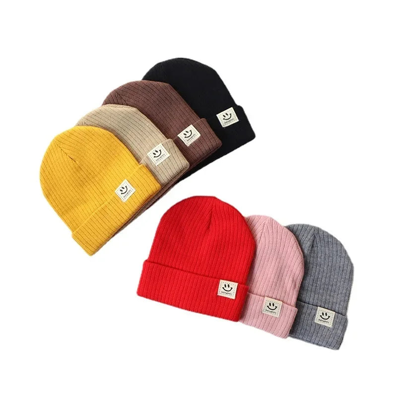 Bonnet en tricot pour enfants – Chaud et confortable (3 mois à 5 ans)