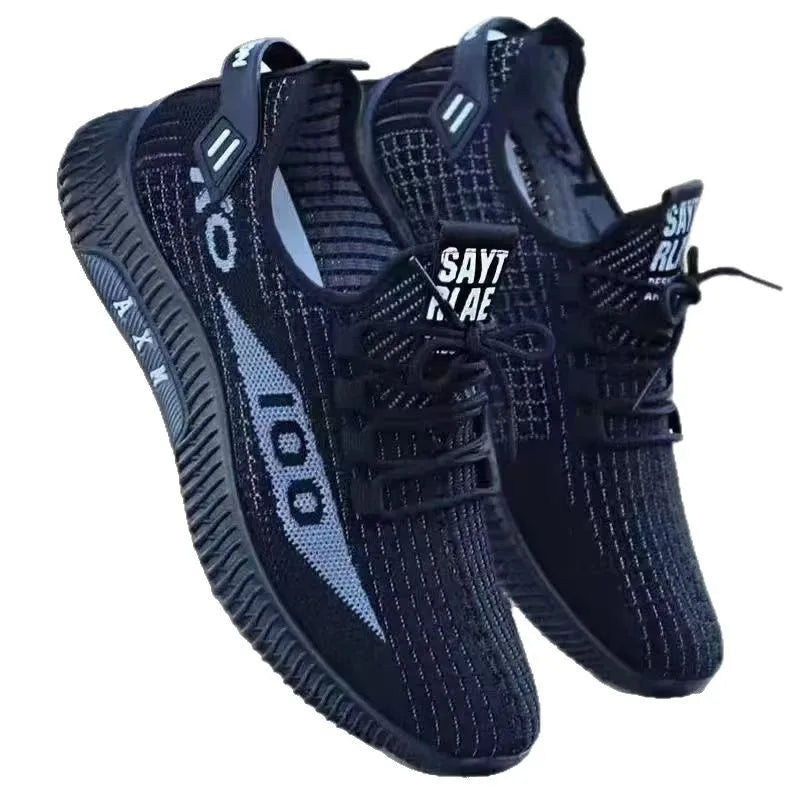 Chaussures hommes respirantes à semelle souple – Printemps & Automne – Antidérapantes et confortables