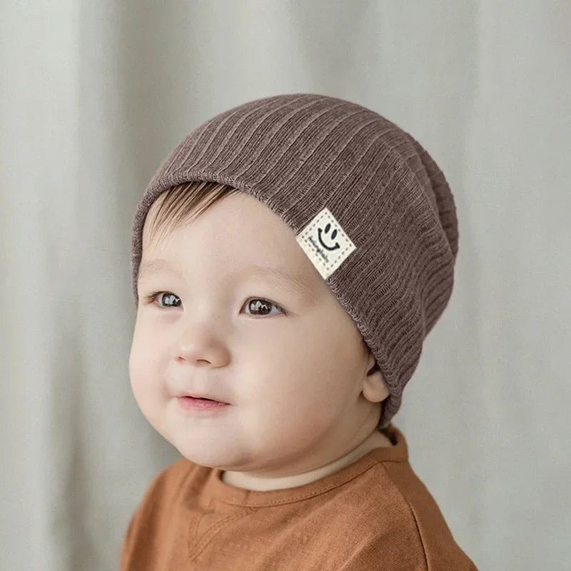 Bonnet en tricot pour enfants – Chaud et confortable (3 mois à 5 ans)