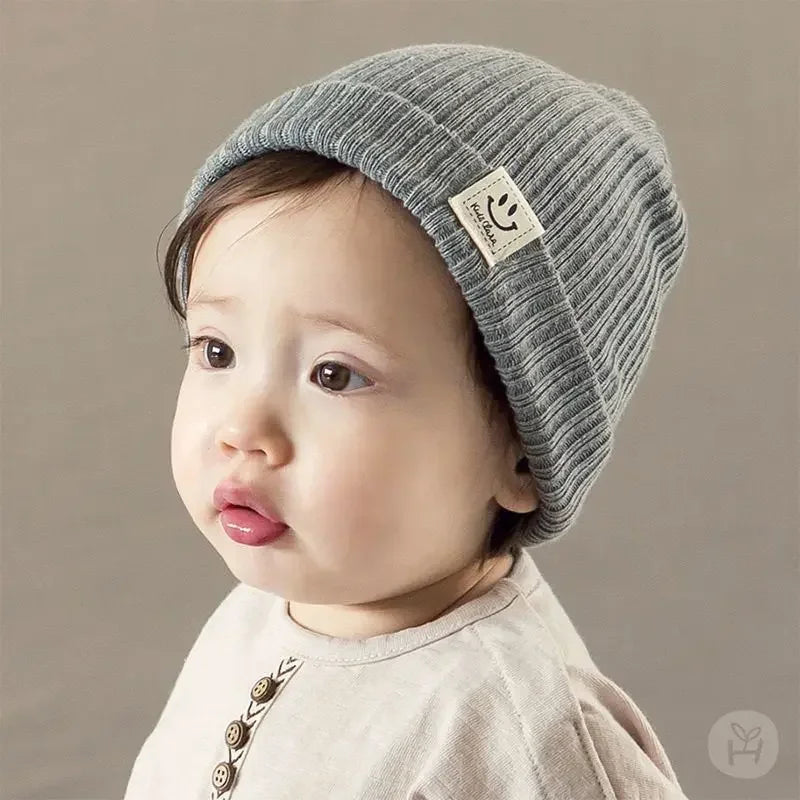 Bonnet en tricot pour enfants – Chaud et confortable (3 mois à 5 ans)